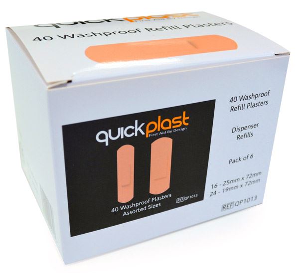Quickplast Waterproof Plasters (6 Pack)