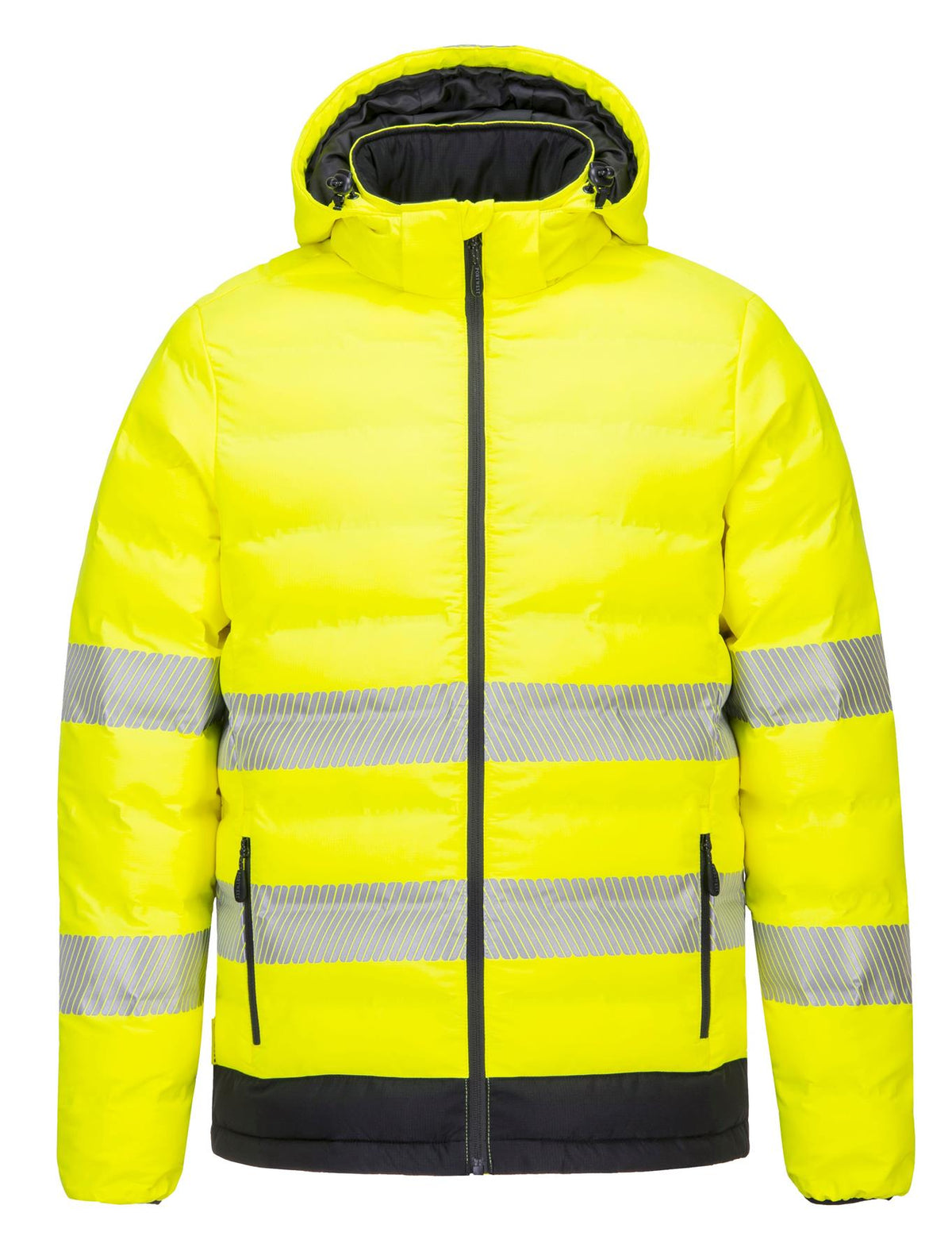 Portwest Hi-Vis Ultrasonic Heated Tunnel Jacket