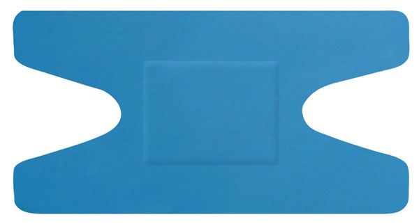 Hygioplast Blue Detectable Plasters - Knuckle (50 Pack)