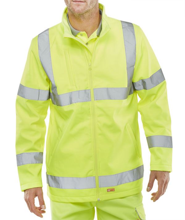 Beeswift Hi Vis Softshell Jacket