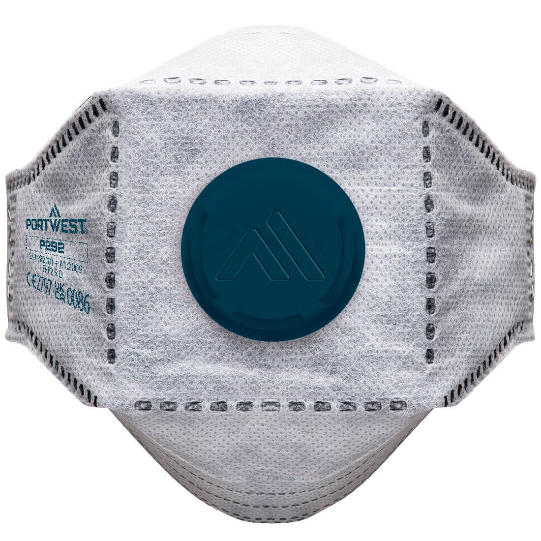 Portwest EAGLE FFP2 Valved Carbon Fold Flat Respirator (10 Pack)
