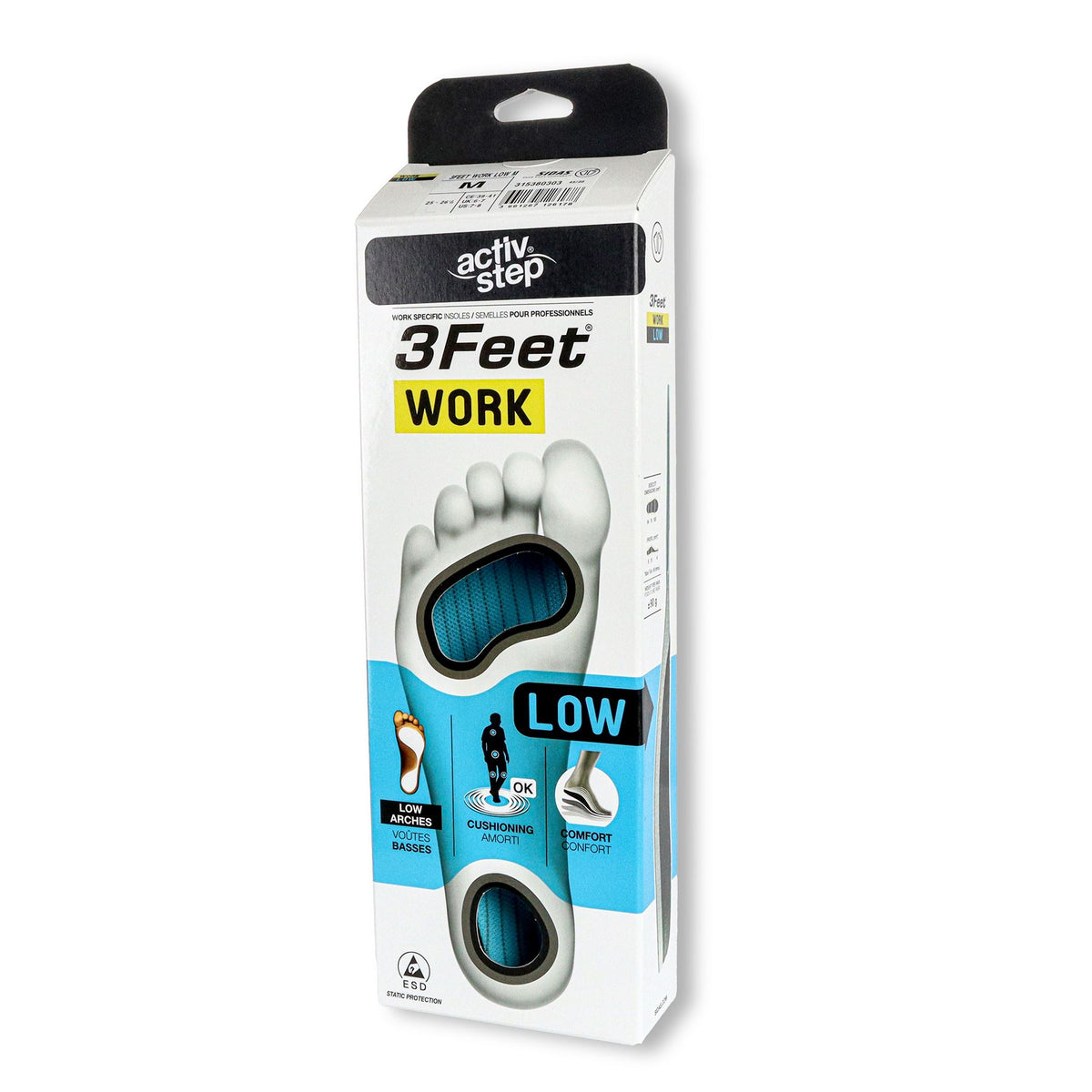 Rock Fall Activ-Step 3Feet Work Footbeds Low