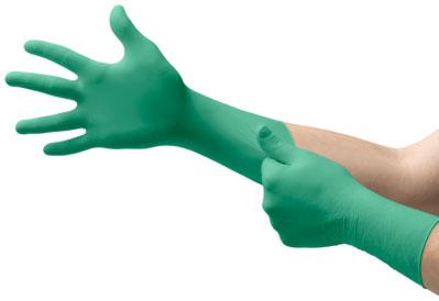 Ansell Touch N Tuff 92-605 PF Nitrile Extended Cuff Glove