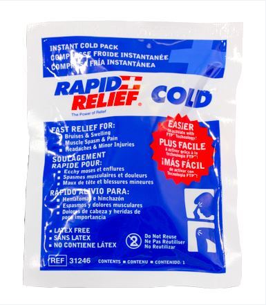 Rapid Relief Instant Cold Pack (4 x 6")