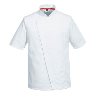 Portwest Chef's MeshAir Pro Asymmetrical Short Sleeve Jacket