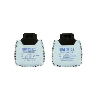 3M D3128 Secure Click P2R Particulate Filter (20 Pack)
