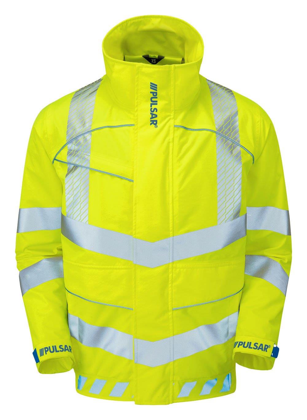 Pulsar Evolution Hi Vis 3-Layer Bomber Jacket - Recycled Content (Yellow)