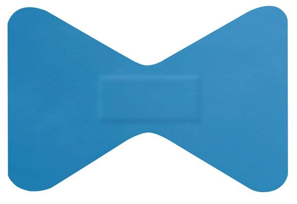 Hygioplast Blue Detectable Plasters - Fingertip (50 Pack)