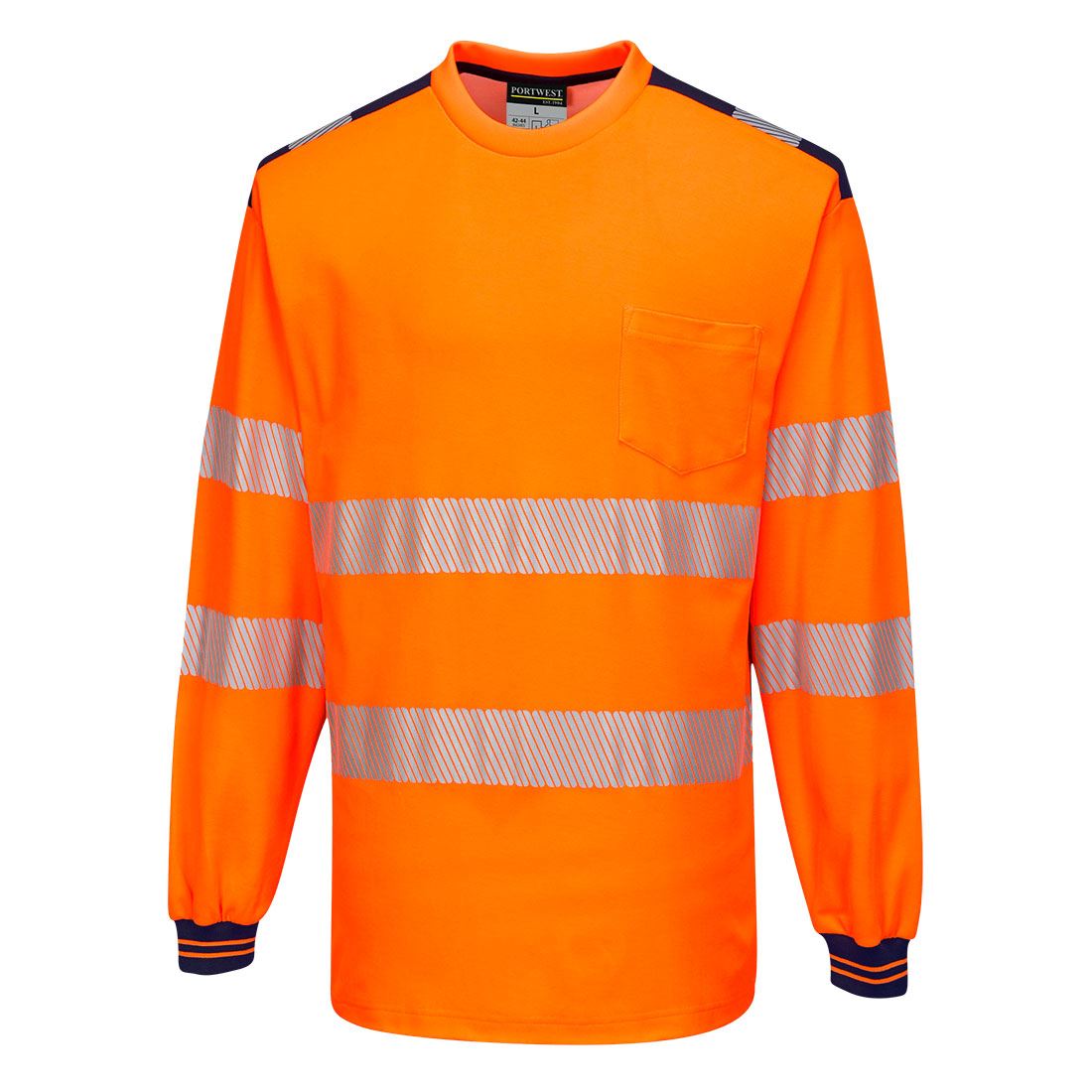 Portwest PW3 Hi-Vis Long Sleeve T-Shirt