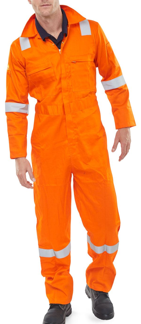 Beeswift Flame Resistant Anti-static Burgan Boilersuit