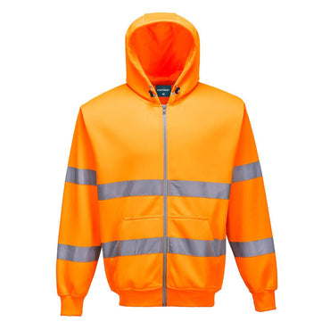 Portwest Hi-Vis Zip Front Hoodie