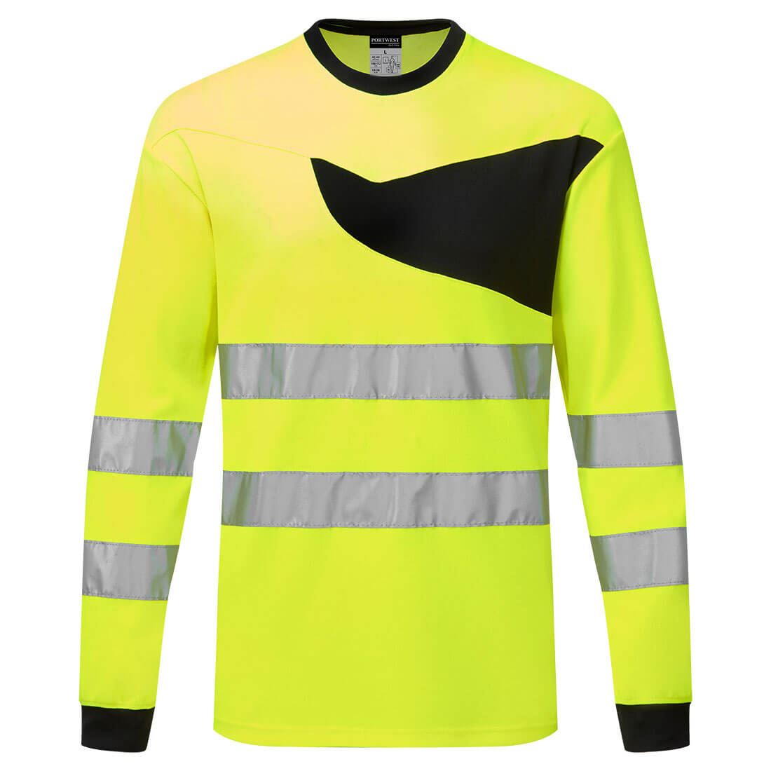 Portwest PW2 Hi-Vis Long Sleeve T-Shirt