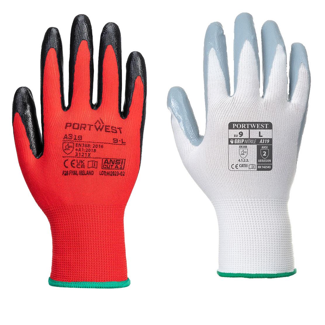Portwest Flexo Grip Nitrile Glove (Retail Pack)