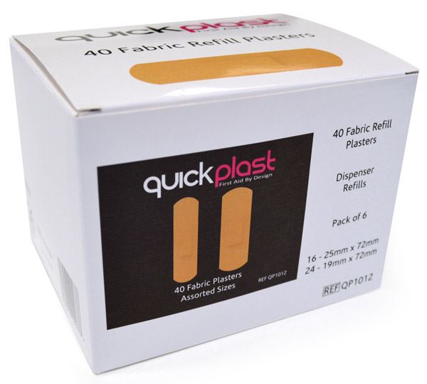 Quickplast Fabric Plasters (6 Pack)