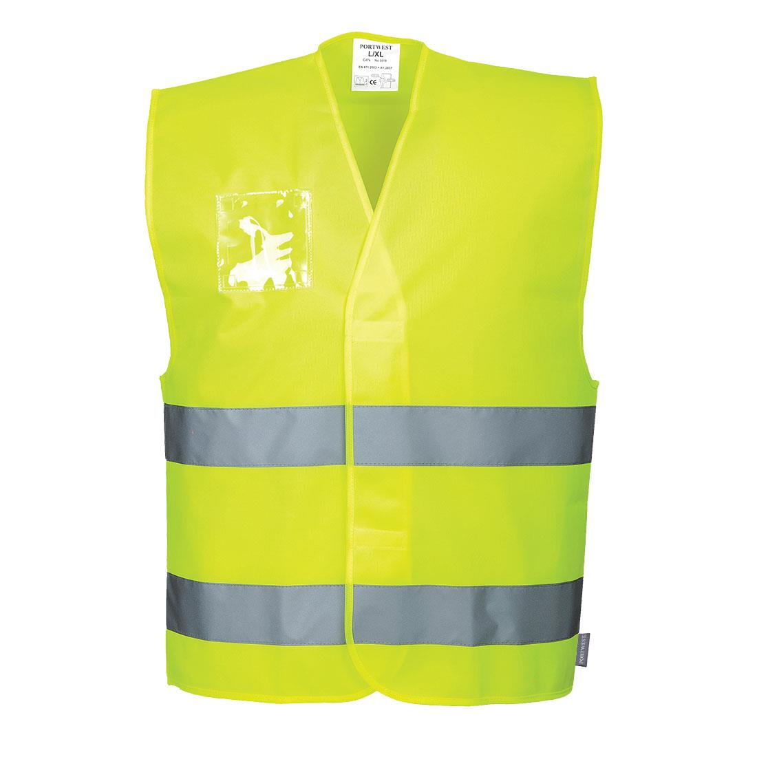 Portwest Hi-Vis Vest - Dual ID Holder