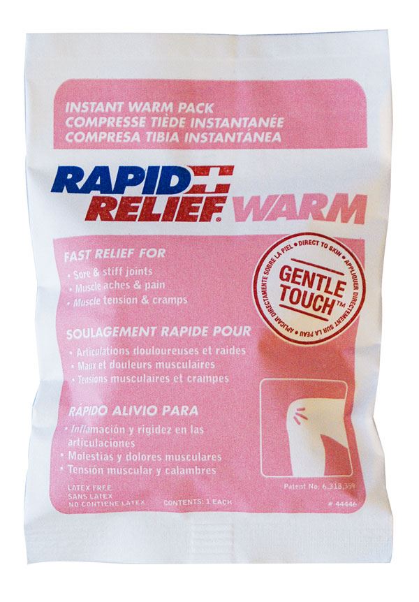 Rapid Relief Instant Warm Pack with Gentle Touch Technology (4 x 6")