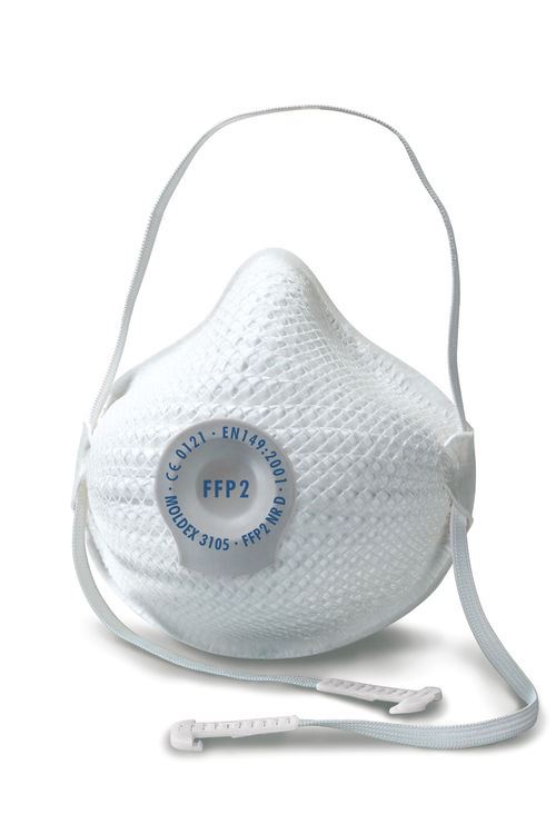 Moldex 3105 FFP2 Moulded Valved Mask (10 Pack) (Medium/Large)