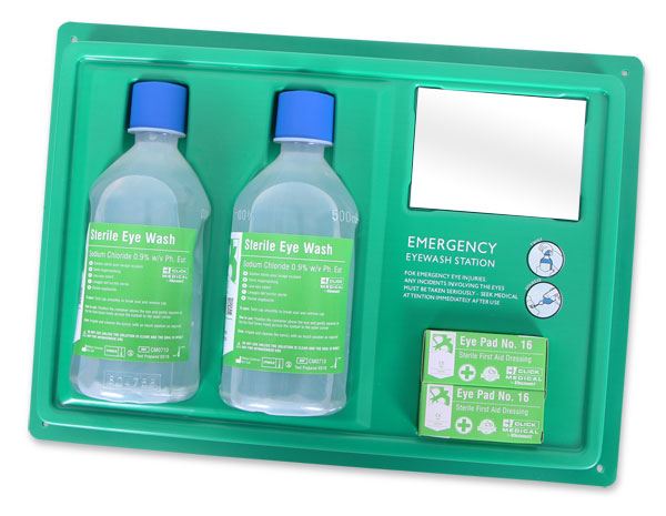 Beeswift Eyewash Station with 2 x 500ml