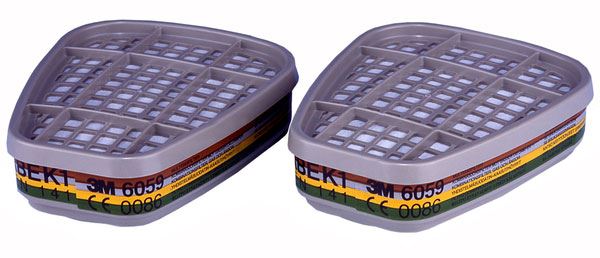 3M 6057 ABEK1 Gas & Vapour Filter (8 Pack)