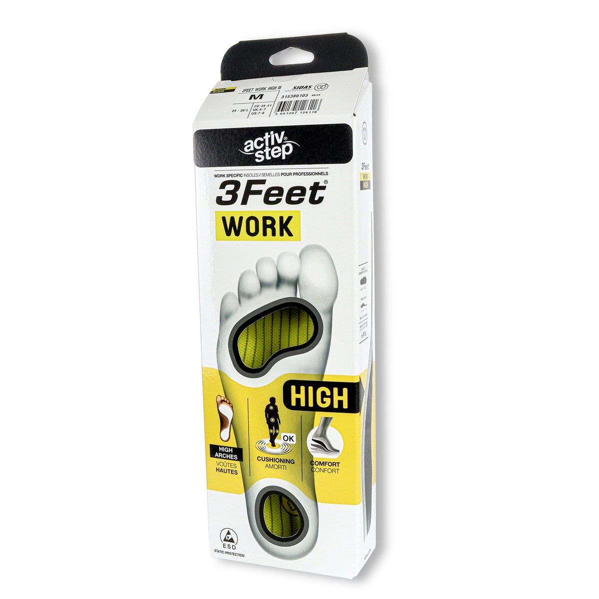 Rock Fall Activ-Step 3Feet Work Footbeds High