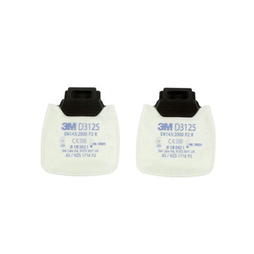 3M D3125 Secure Click P2R Particulate Filter (20 Pack)