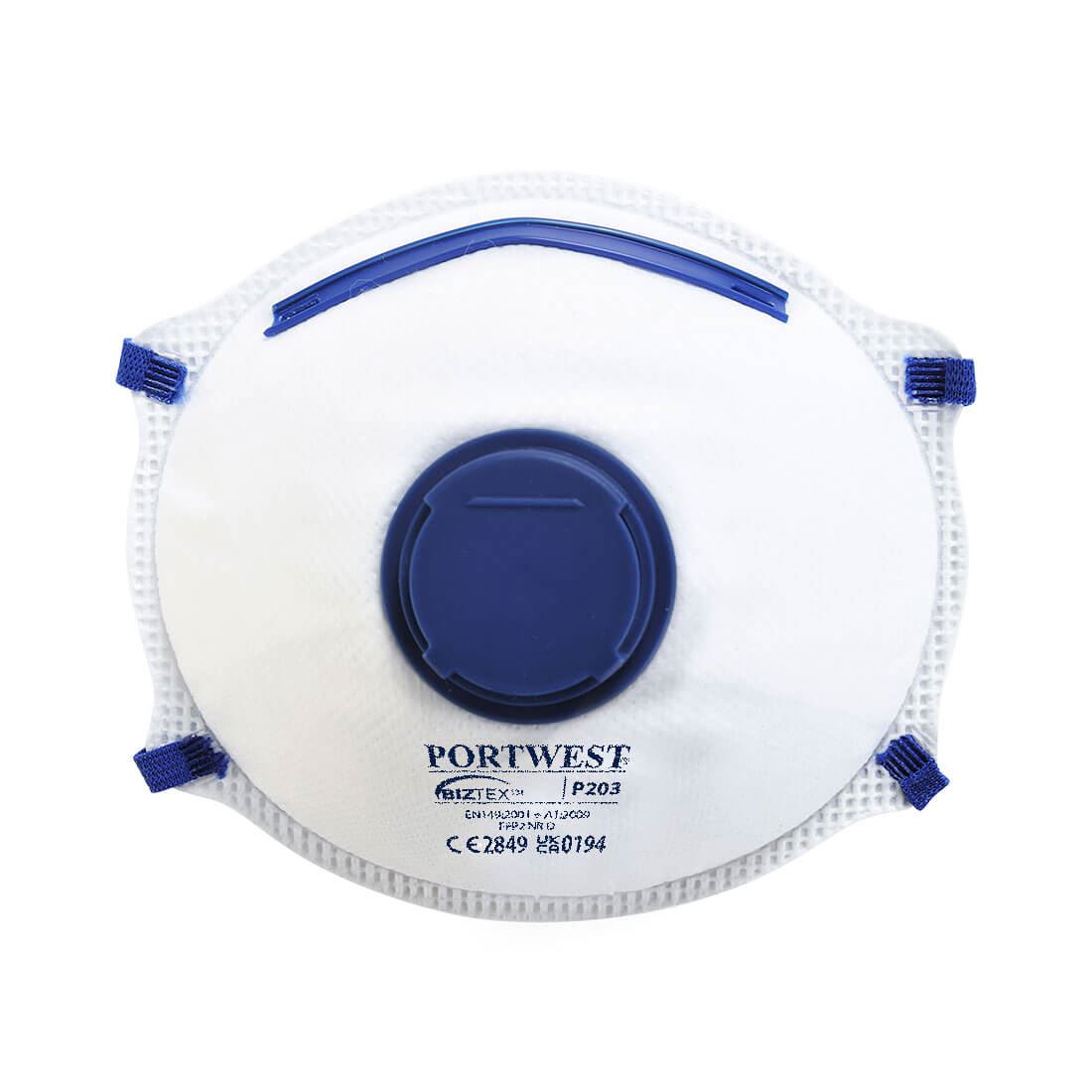 Portwest FFP2 Valved Dolomite Respirator (10 Pack)