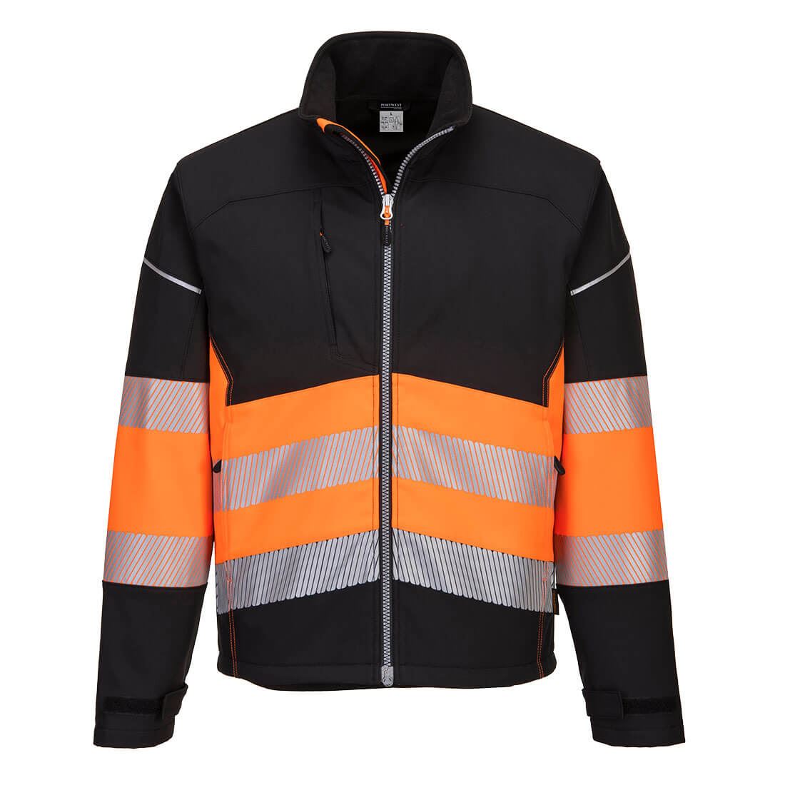 Portwest PW3 Hi-Vis Class 1 Softshell Jacket (3L)