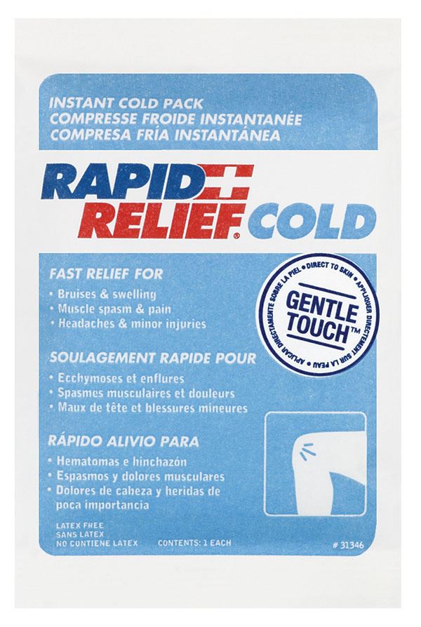 Rapid Relief Instant Cold Pack with Gentle Touch Technology (4 x 6")