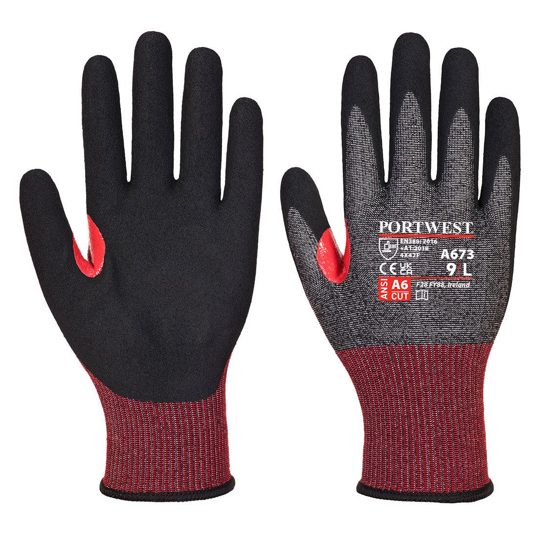 Portwest AHR18 Nitrile Foam Cut Glove