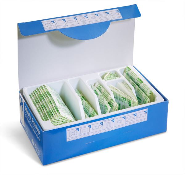 Beeswift Blue Detectable Plasters Assorted (120 Pack)