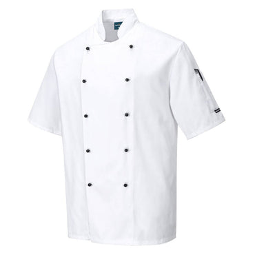 Portwest Kent Chefs Jacket Short Sleeve