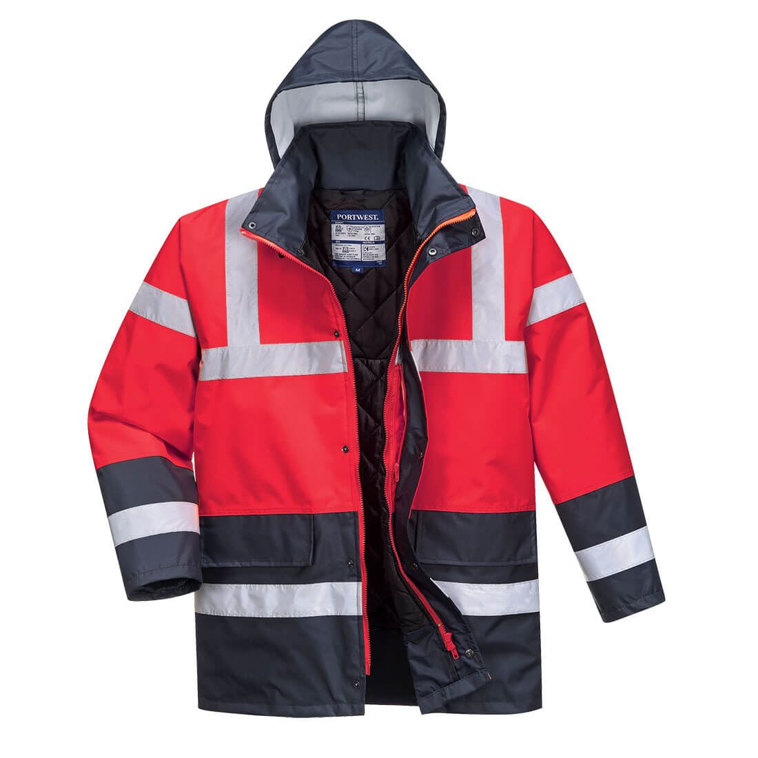 Portwest Hi-Vis Contrast Traffic Jacket