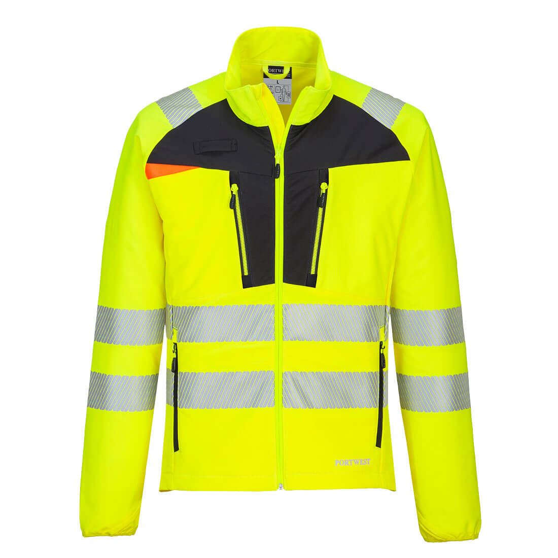 Portwest DX4 Hi-Vis Zip Base Layer