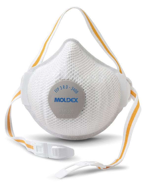 Moldex 3408 FFP3 Valved Reusable Mask (5 Pack)