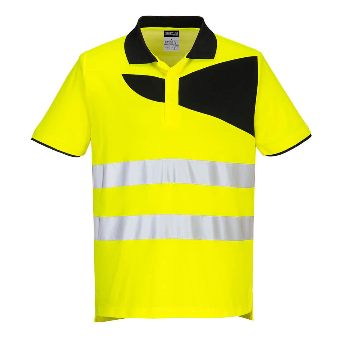 Portwest PW2 Hi-Vis Short Sleeve Polo Shirt