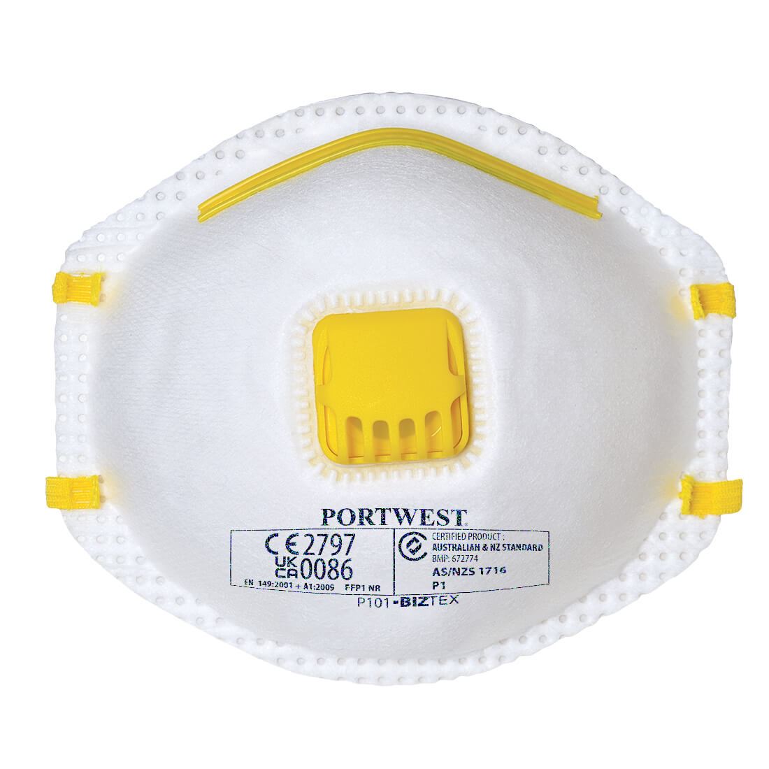 Portwest FFP1 Valved Respirator (10 Pack)