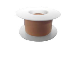 Beeswift Flesh Coloured Strapping Tape (2.5cm x 5m) (10 Pack)