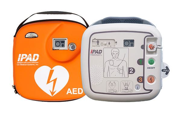 CU Medical Systems SP1 Semi Automatic Defibrillator with Carry Case