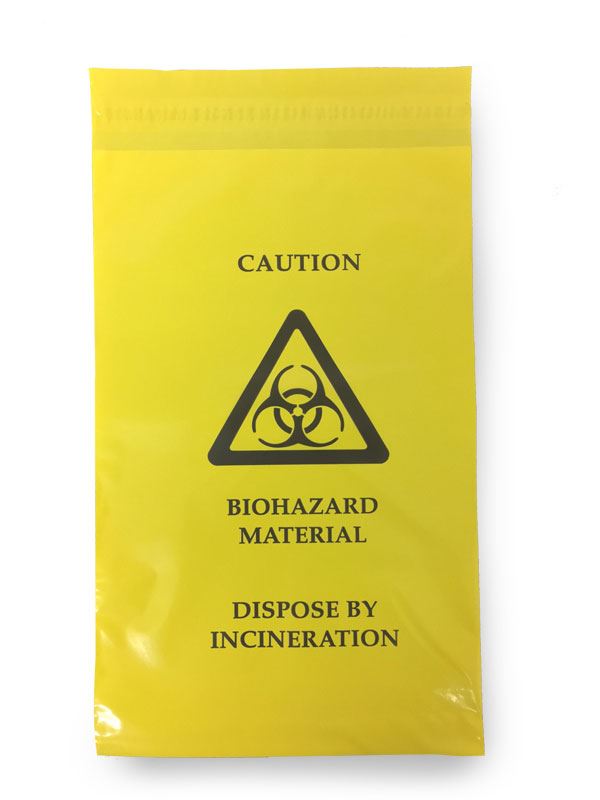 Beeswift Self Seal Waste Bag (205 x 305mm)