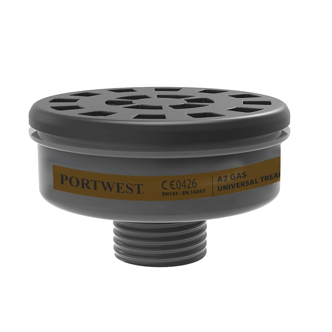 Portwest A2 Gas Filter Universal Thread (6 Pack)