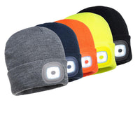 Portwest Beanie USB Rechargeable LED Head Light