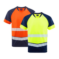 Leo Workwear Forda Leo Ecoviz Performance+ Dual Colour T-Shirt