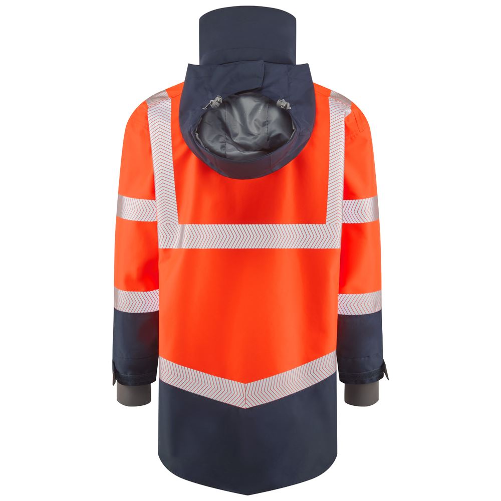 Leo Workwear Clovelly Leo Ecoviz 15K Performance+ Breathable Anorak Hi Vis
