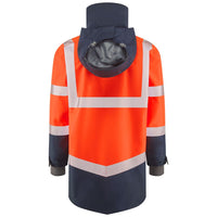 Leo Workwear Clovelly Leo Ecoviz 15K Performance+ Breathable Anorak Hi Vis