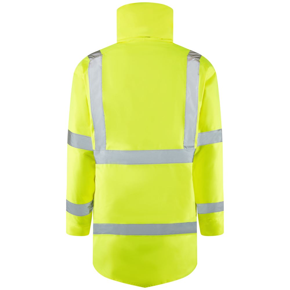 Leo Workwear Tawstock Leo Ecoviz 4K Baffle Lined Anorak Waterproof Jacket Coat