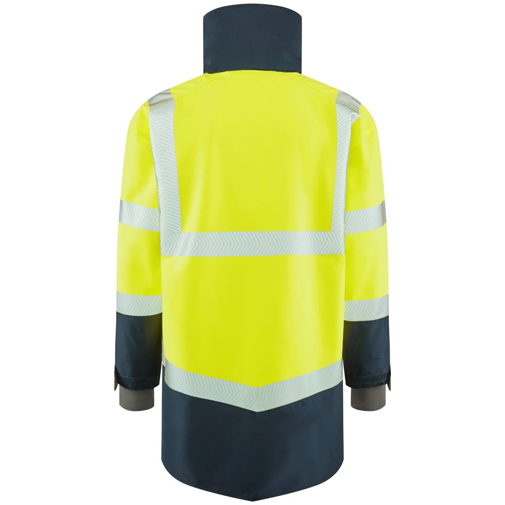 Leo Workwear Clovelly Leo Ecoviz 15K Performance+ Breathable Anorak Hi Vis