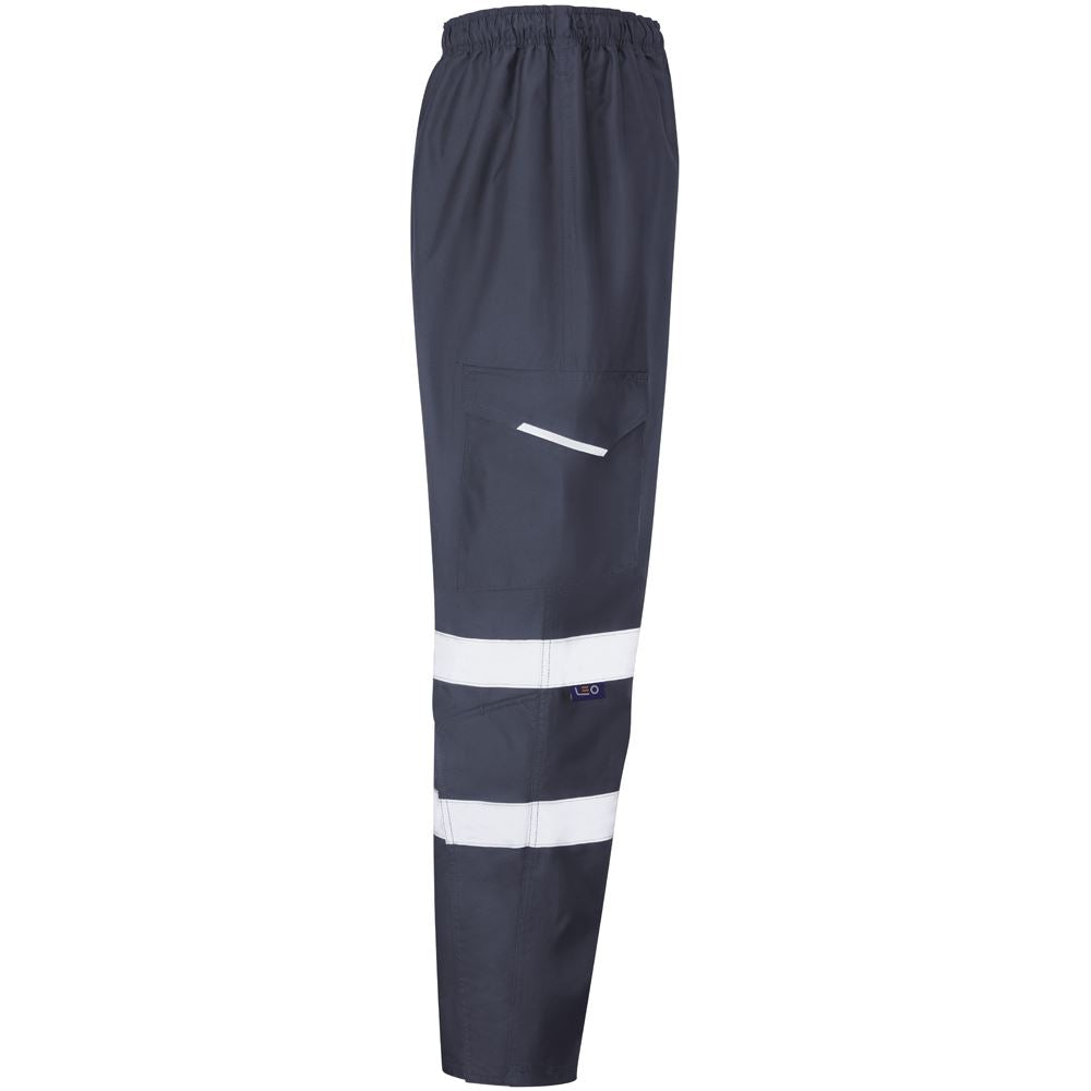 Leo Workwear Appledore Leo Ecoviz 4K Cargo Overtrouser Waterproof Reflective