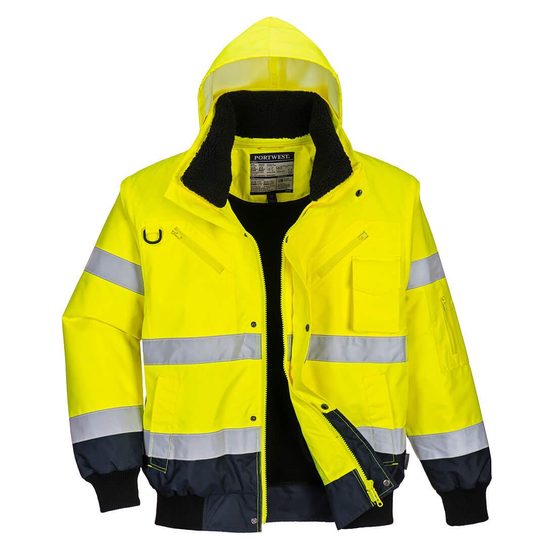 Portwest Hi-Vis Contrast Bomber JacketS