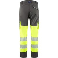 Leo Workwear Winswell Leo Ecoviz Womens Lightweight Polyester Stretch Cargo Trouser Hi Vis