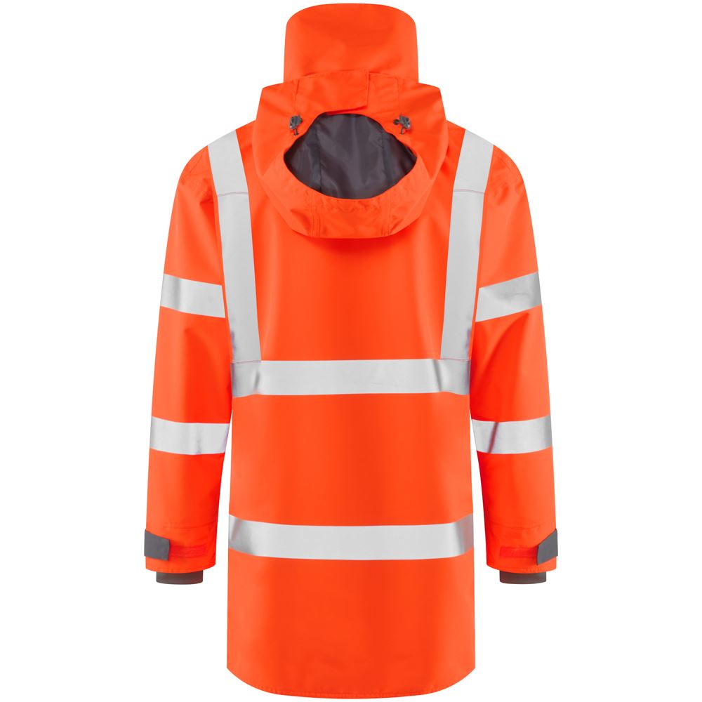 Leo Workwear Eastleigh Leo Ecoviz 10K Performance Breathable Anorak Hi Vis Jacket Coat